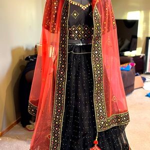 Black party dress